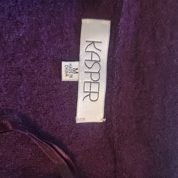 Vintage purple wool jacket - Picture 3 of 5